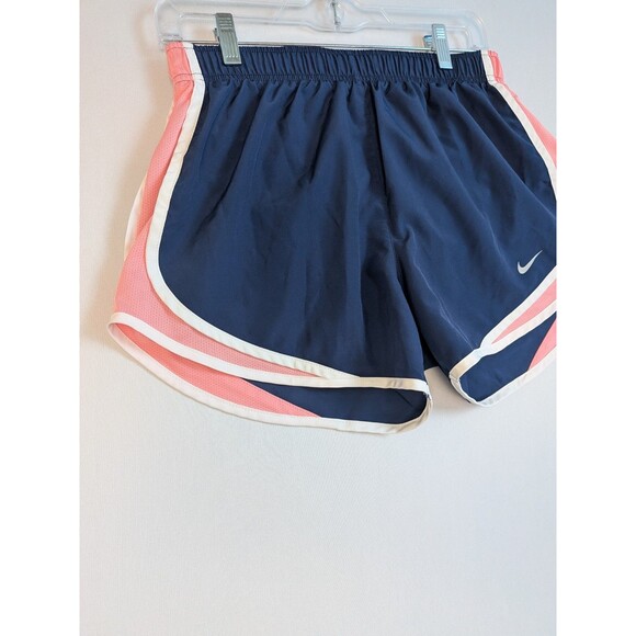 Nike Dri Fit Women's M Athletic Shorts Tennis Tempo Running Blue Pink - Picture 3 of 10